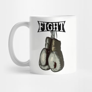 Vintage Boxing Gloves - Fight Mug